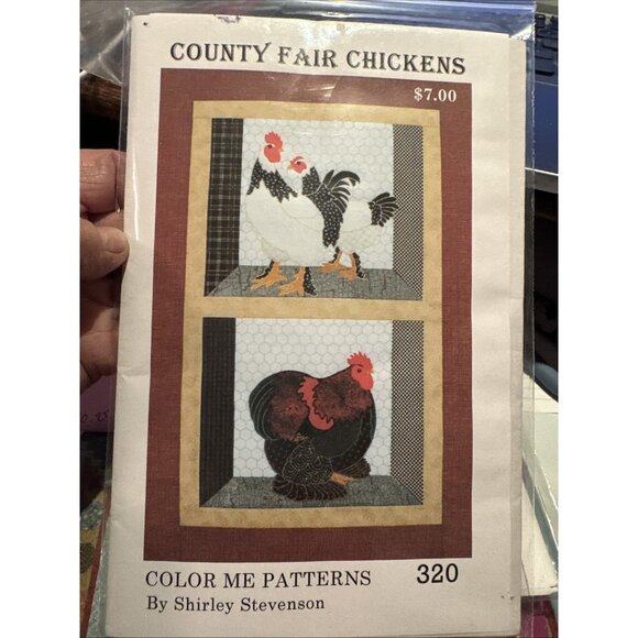 Quilt Pattern County Fair Chickens Color Me Patterns 320 by Shirley Stevenson - Picture 2 of 4